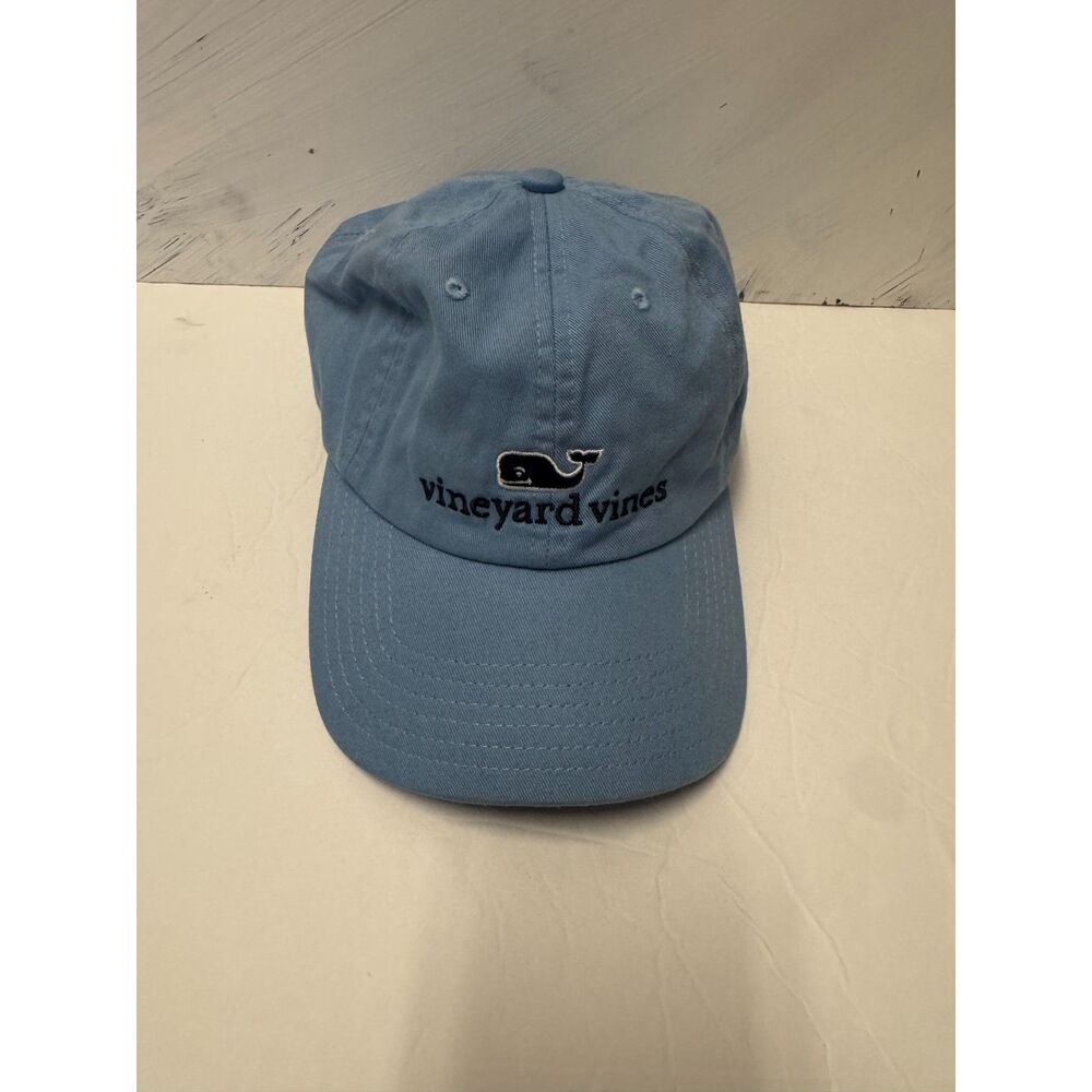 Vineyard Vines Light Blue Baseball Cap Whale Embroidery
